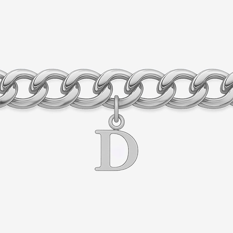 Signature Chain – Cuban-Armband mit Buchstabe