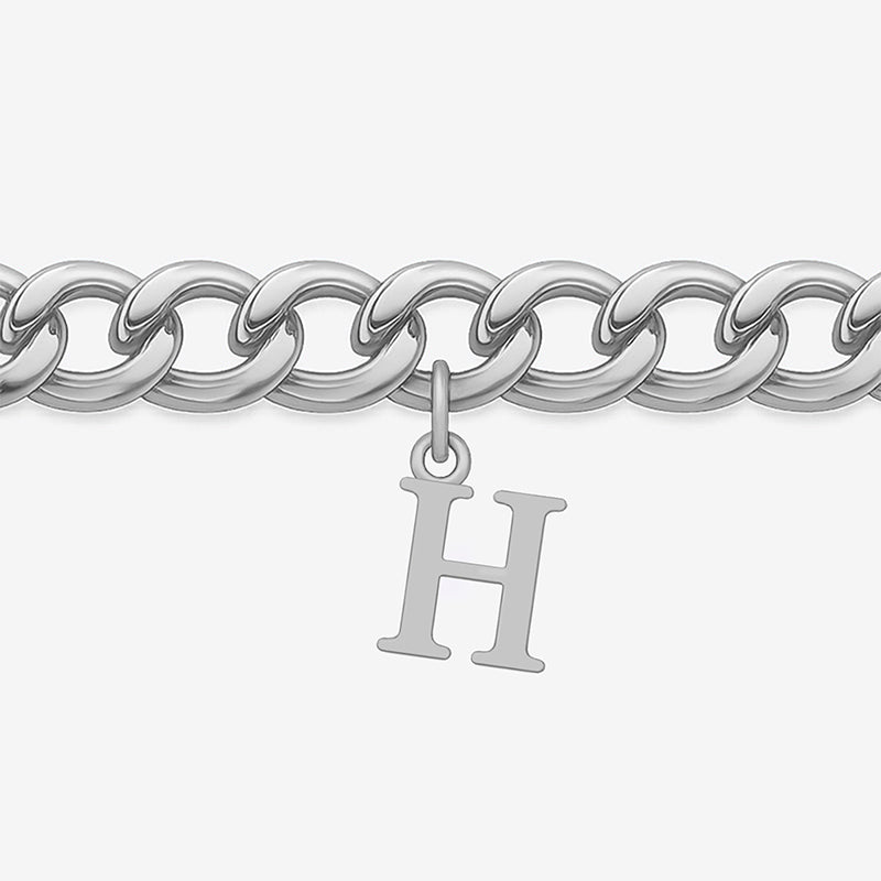 Signature Chain – Cuban-Armband mit Buchstabe