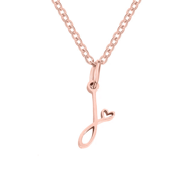 Valentina - Halskette mit Initial und Herz