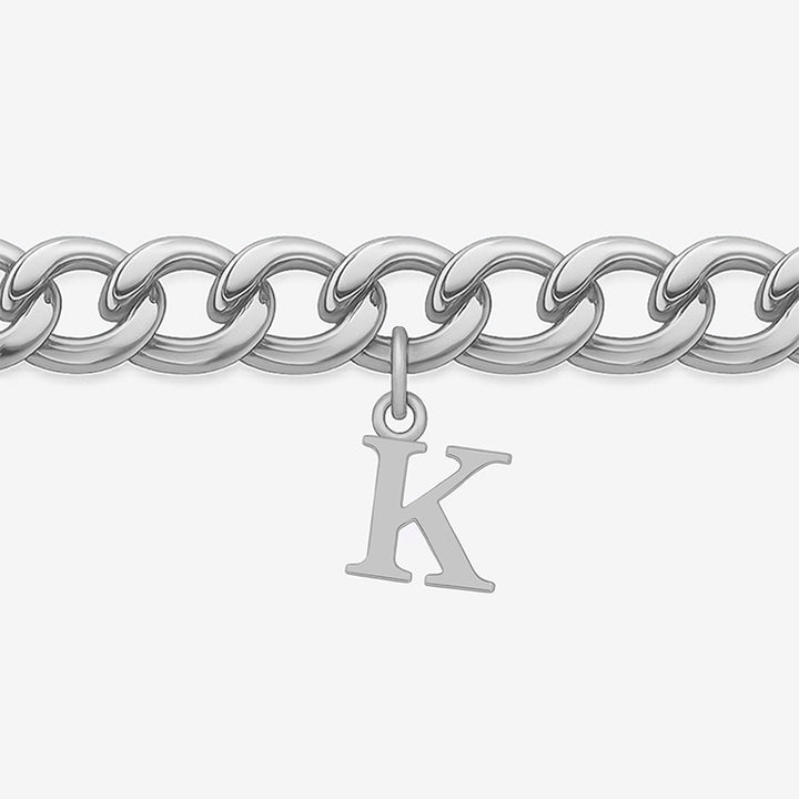 Signature Chain – Cuban-Armband mit Buchstabe