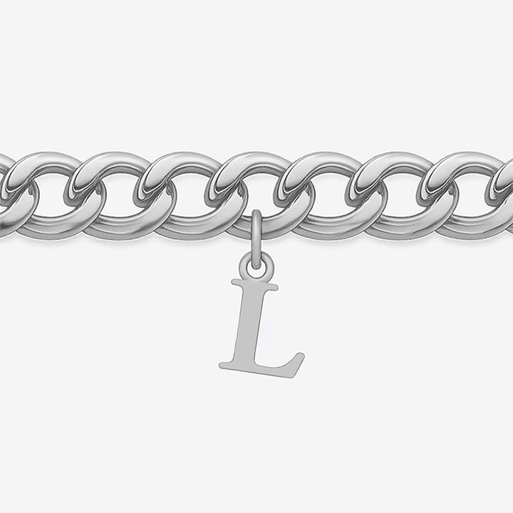 Signature Chain – Cuban-Armband mit Buchstabe