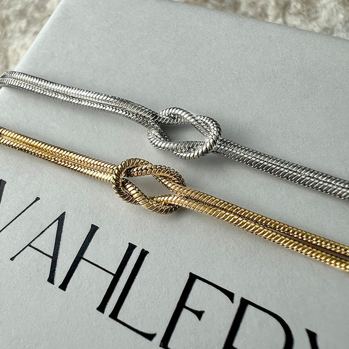 Liebesknoten – Partnerarmband mit Knoten