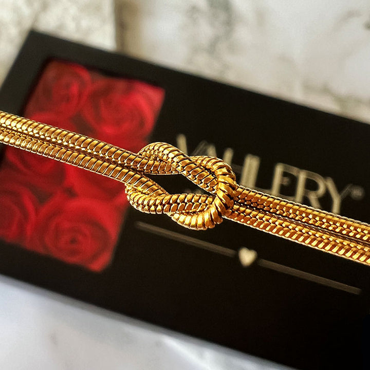 Liebesknoten – Partnerarmband mit Knoten