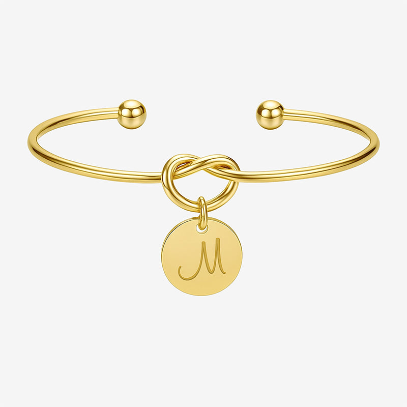 Livia – Personalisierter Knoten-Armreif