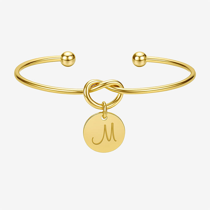 Livia – Personalisierter Knoten-Armreif