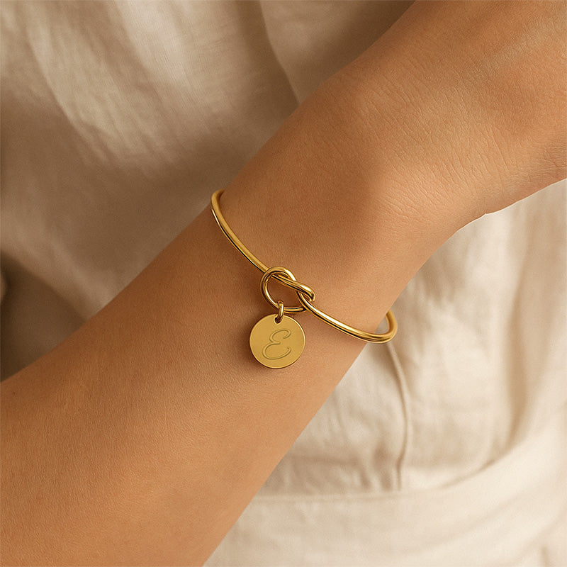 Livia – Personalisierter Knoten-Armreif