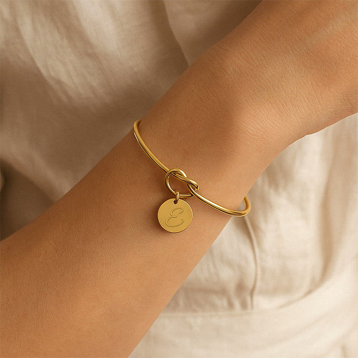 Livia – Personalisierter Knoten-Armreif