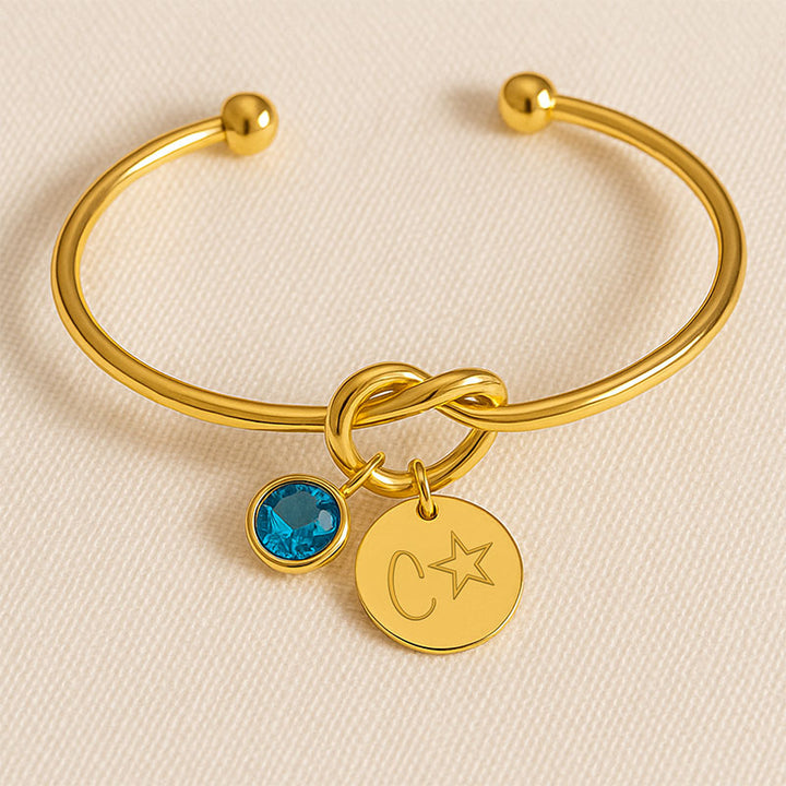 Livia – Personalisierter Knoten-Armreif