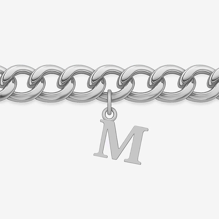Signature Chain – Cuban-Armband mit Buchstabe