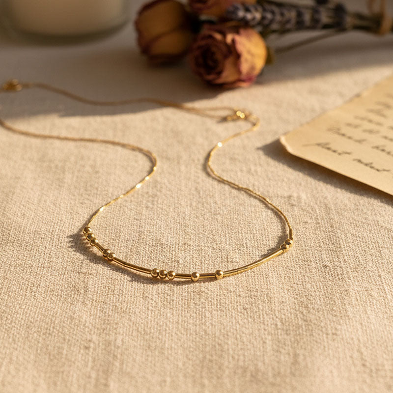 Secretly – Personalisierte Morse-Code Kette