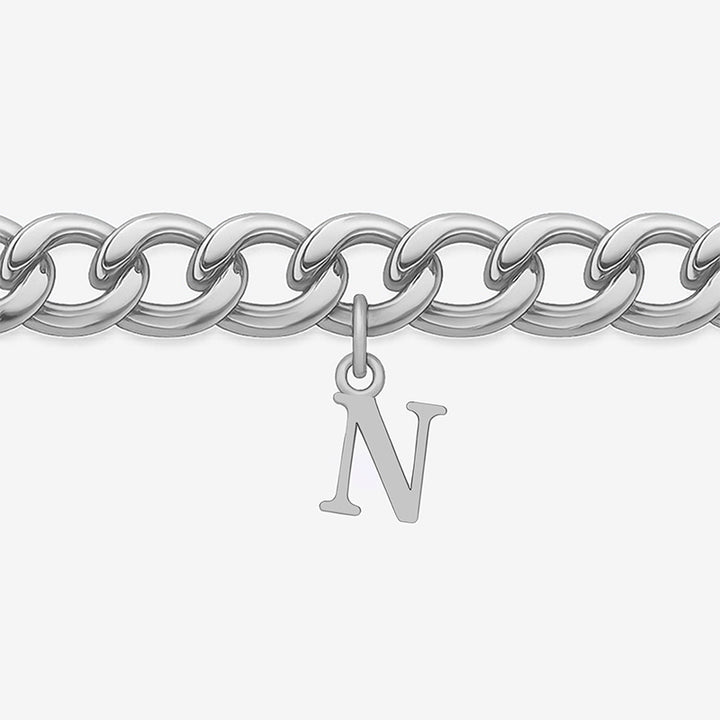 Signature Chain – Cuban-Armband mit Buchstabe