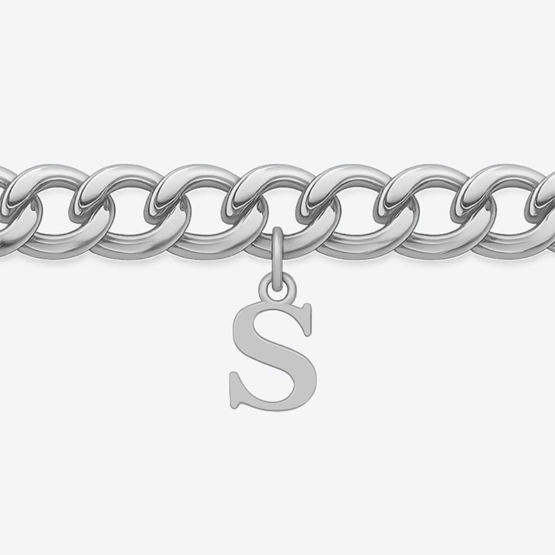 Signature Chain – Cuban-Armband mit Buchstabe