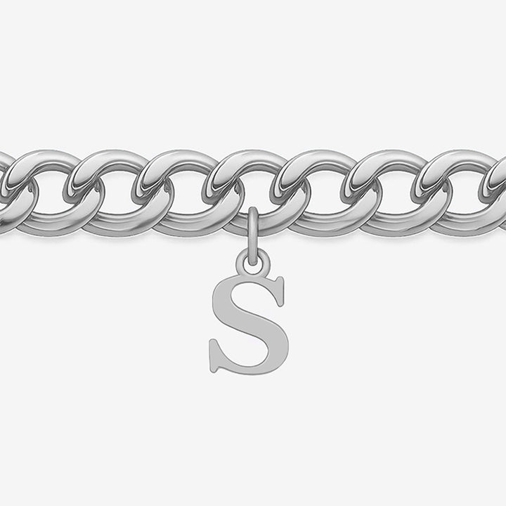 Signature Chain – Cuban-Armband mit Buchstabe