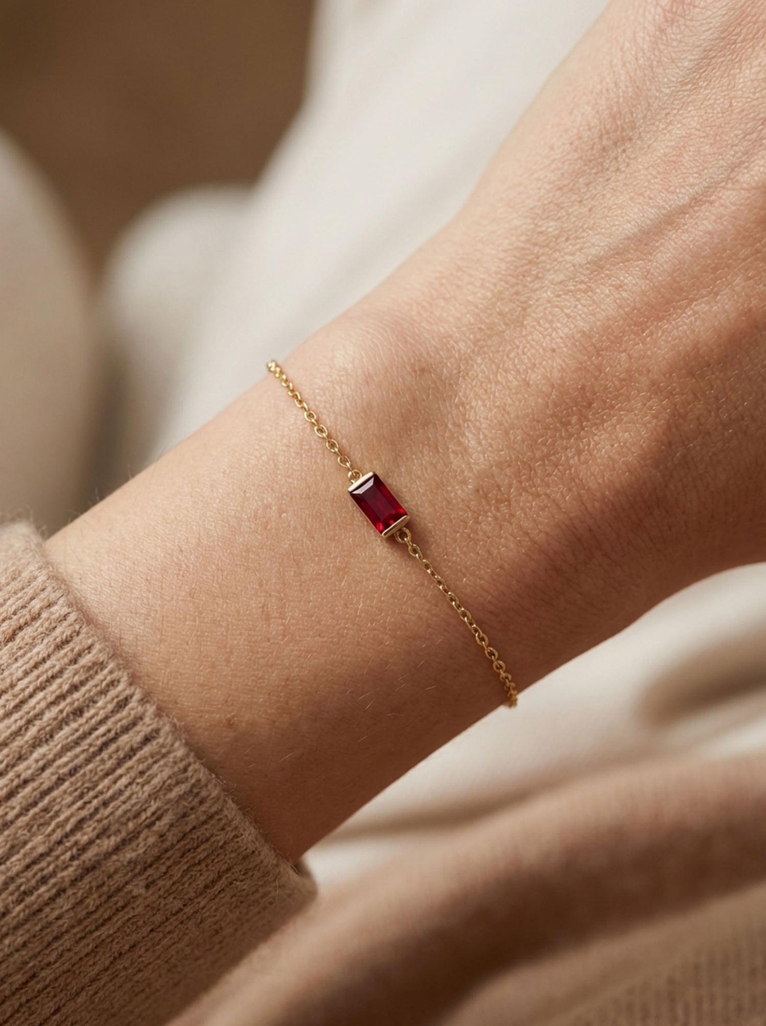 Birthstone – Personalisiertes Armband mit Geburtsstein