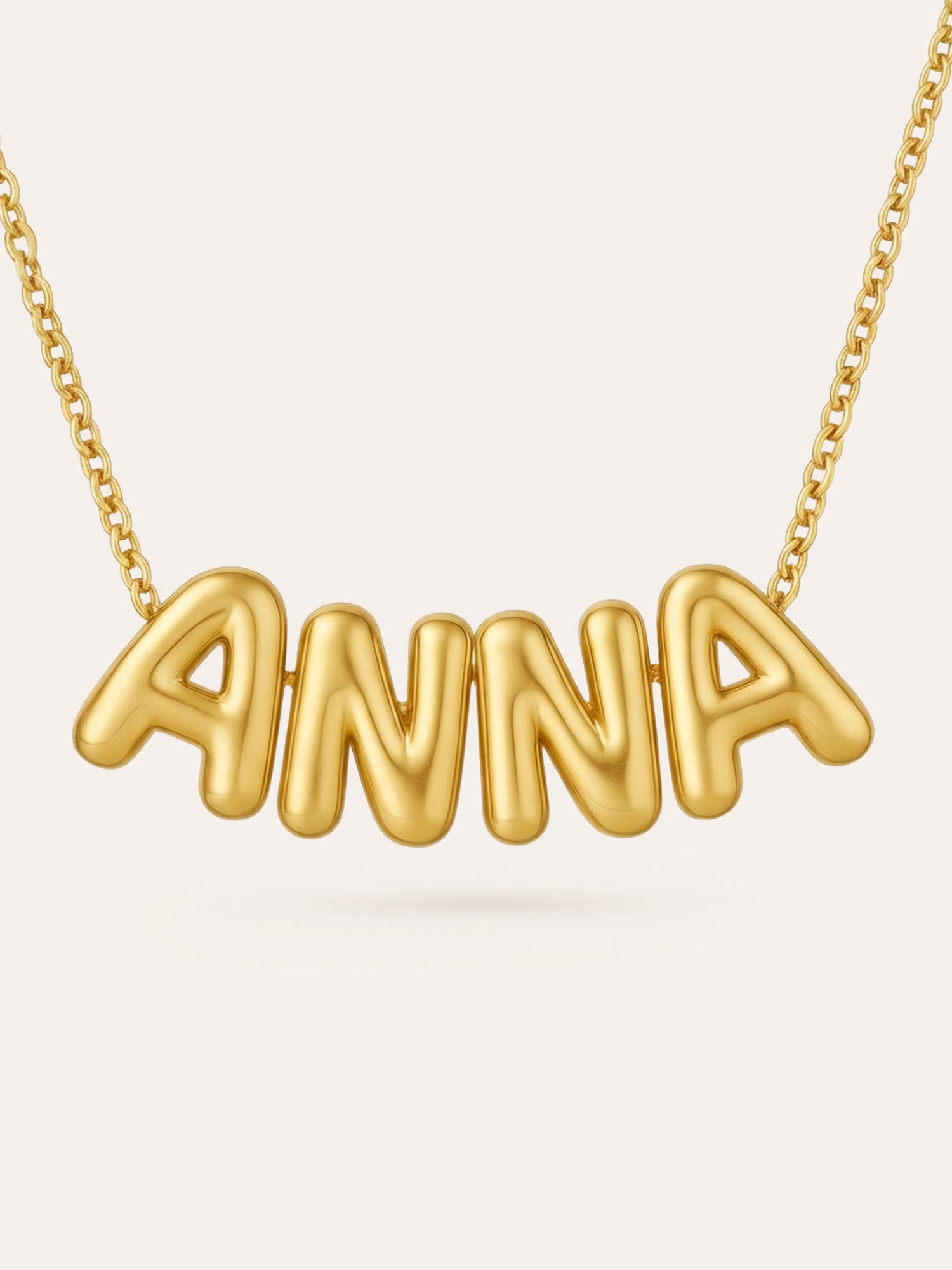 Bubble – Personalisierte Namenshalskette