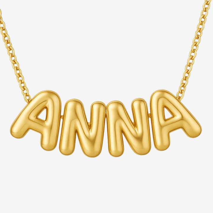 Bubble – Personalisierte Namenshalskette