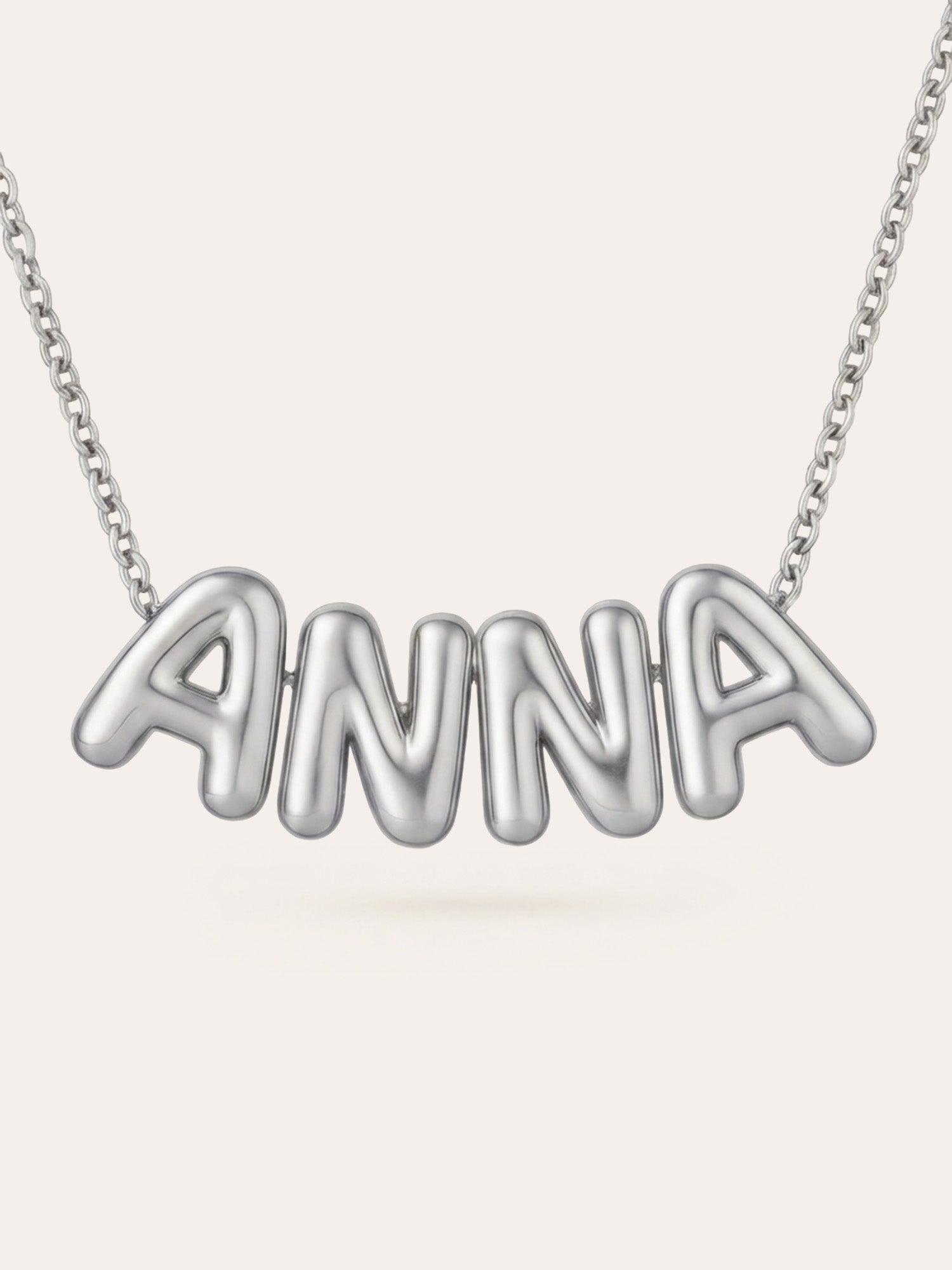 Bubble – Personalisierte Namenshalskette