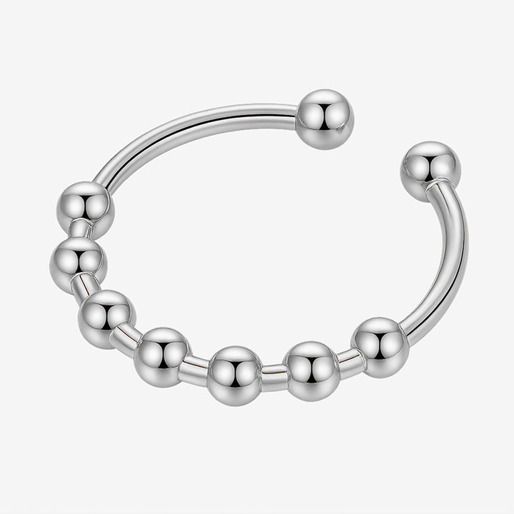Calm – Ring mit drehbaren Perlen für Achtsamkeit