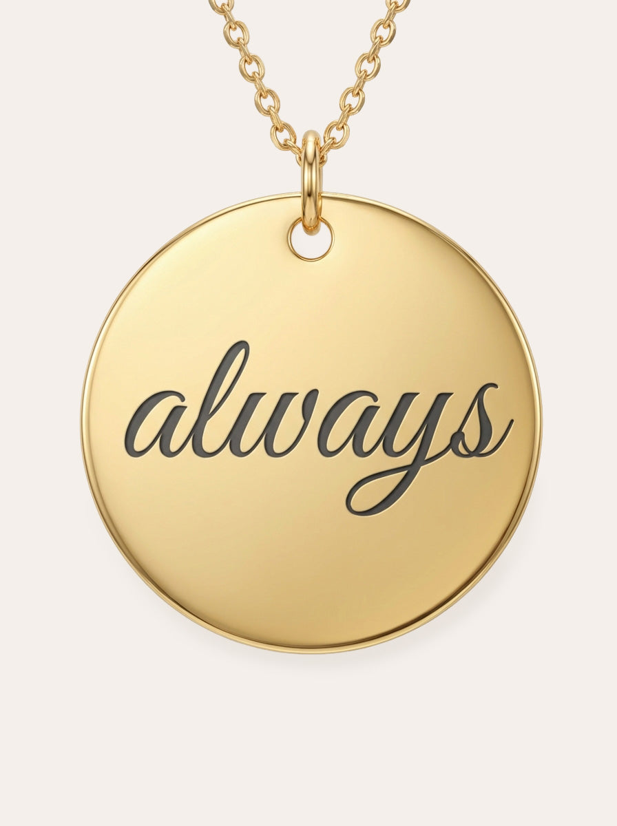 Close – Personalisierte Coin Halskette mit Gravur & Foto