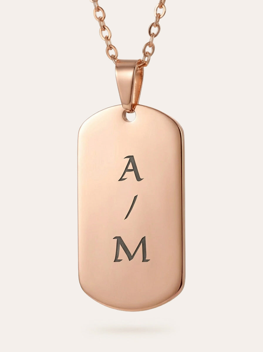 Sluiten – Gepersonaliseerde bordketting met gravure en foto