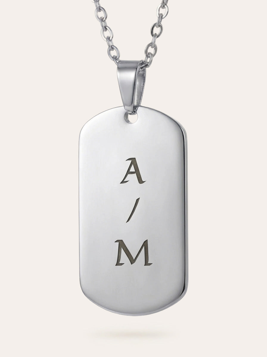 Sluiten – Gepersonaliseerde bordketting met gravure en foto
