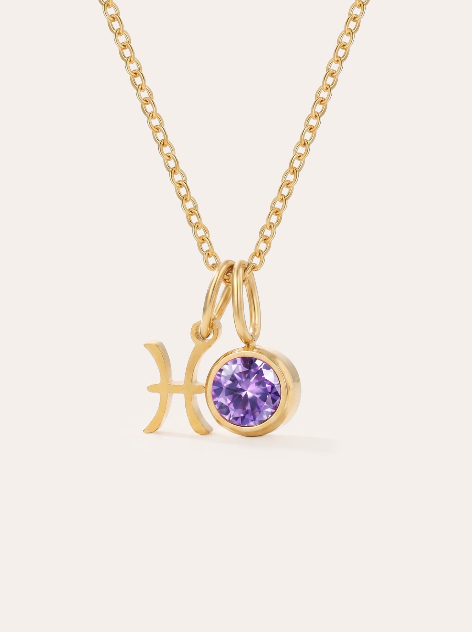 Cosma - necklace with zodiac sign and birthstone