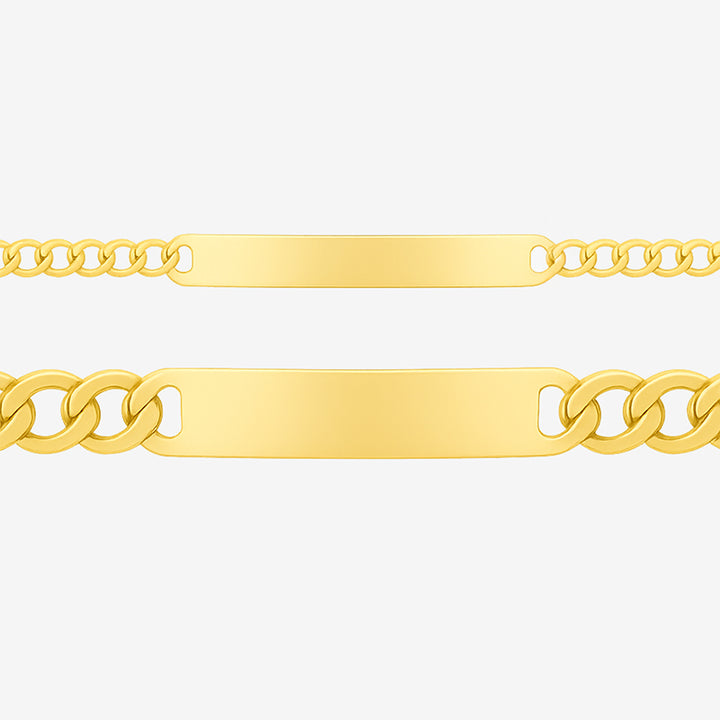 Infinity Chain – ID Partner Cuban-Armband mit Gravur