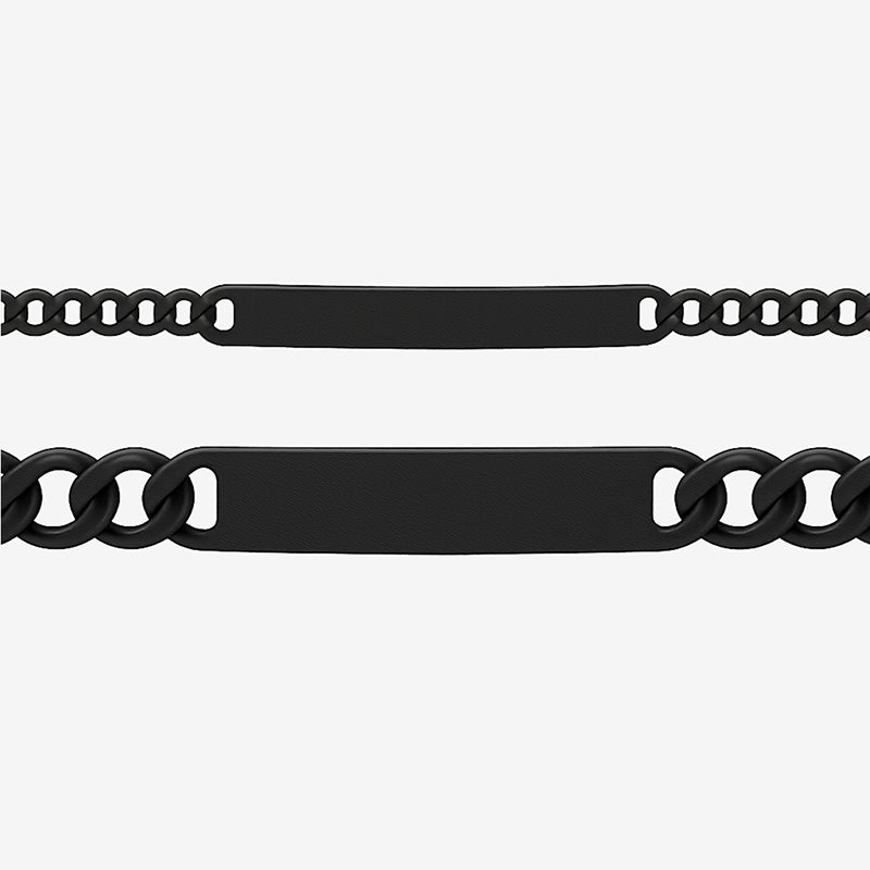 Infinity Chain – ID Partner Cuban-Armband mit Gravur