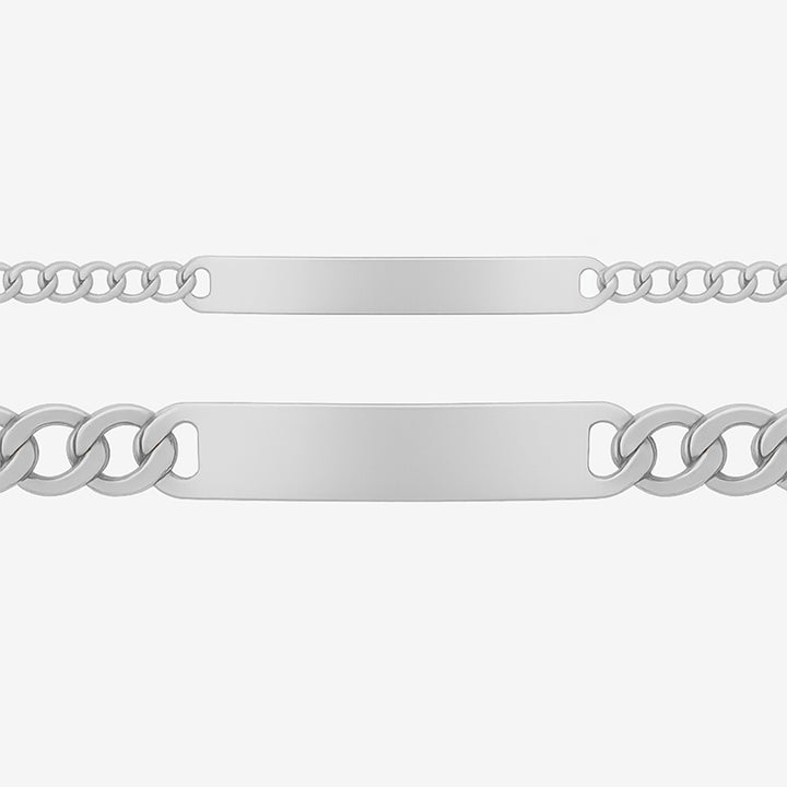 Infinity Chain – ID Partner Cuban-Armband mit Gravur