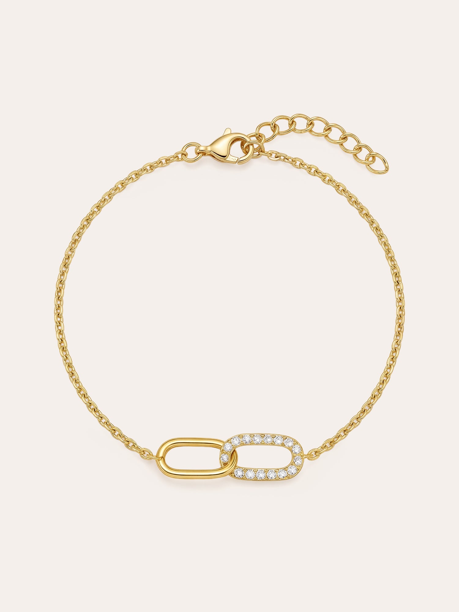 Double Buckle – Bracelet with connected links