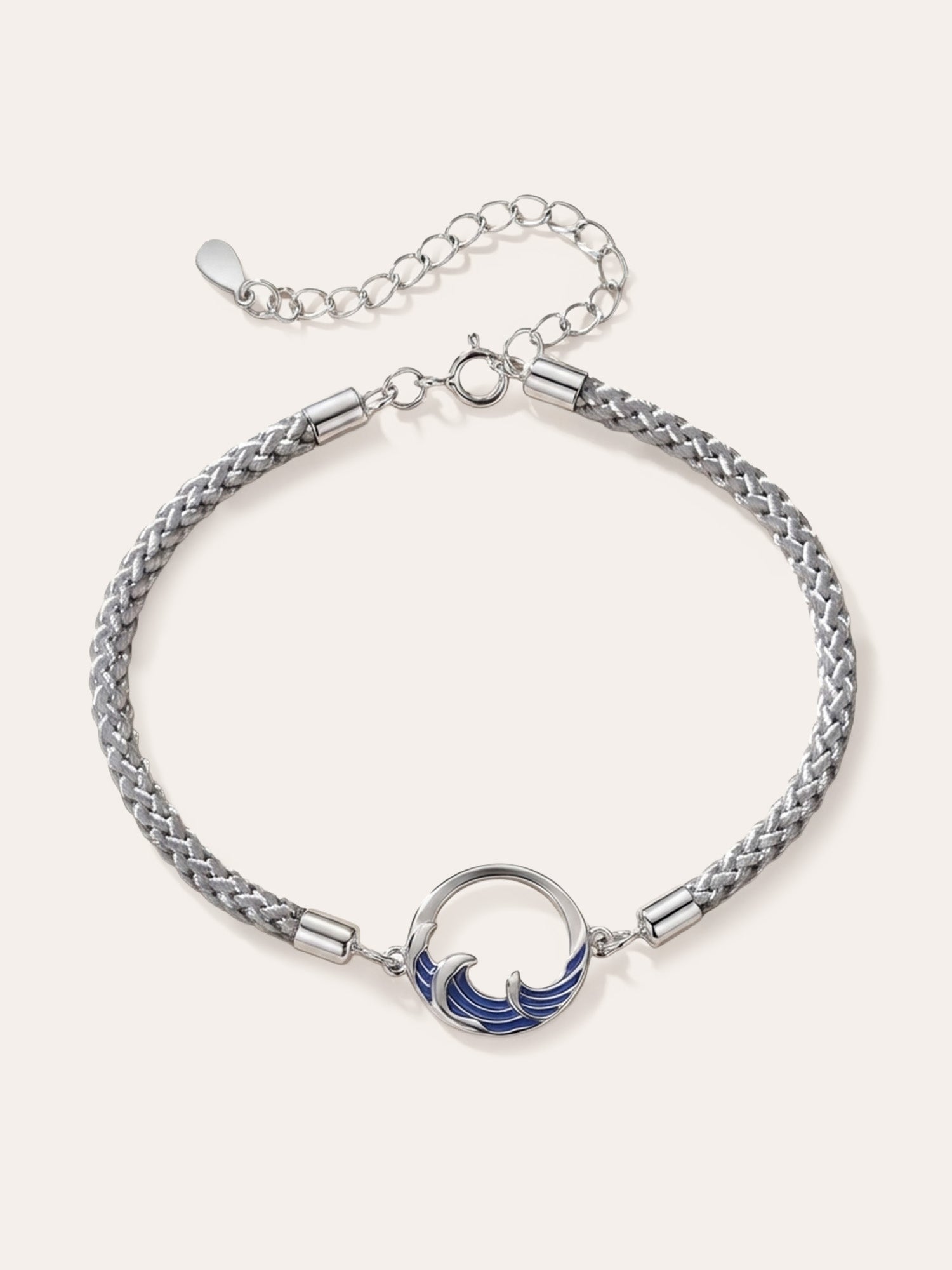 Eternal Shore – Partnerarmband Set mit Welle & Fels