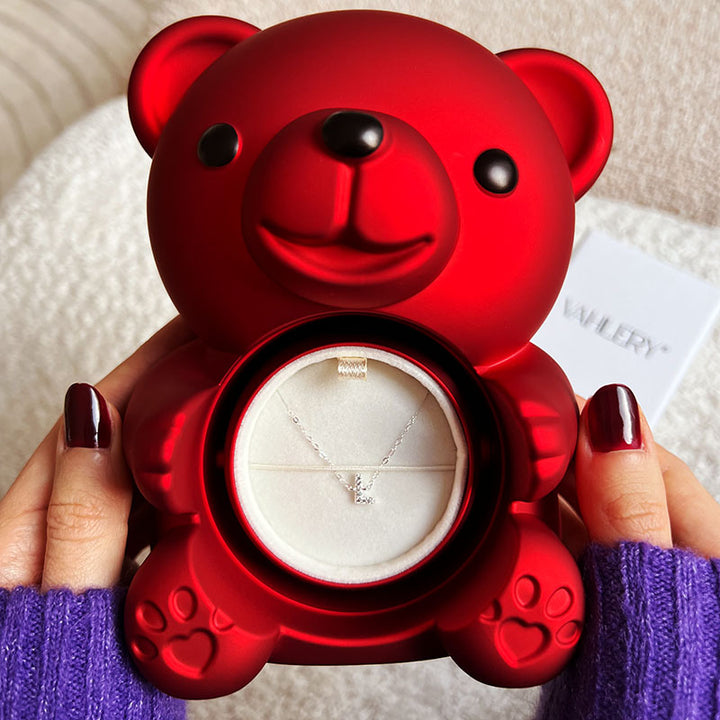 Bloom Bear - Schmuck- und Infinityrosenbox zum Drehen
