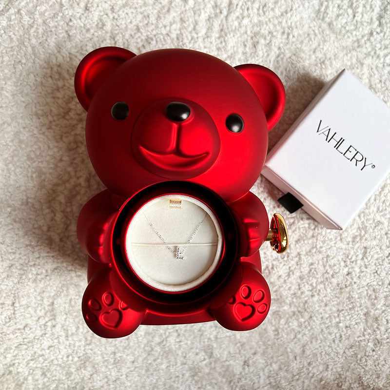 Bloom Bear - Schmuck- und Infinityrosenbox zum Drehen