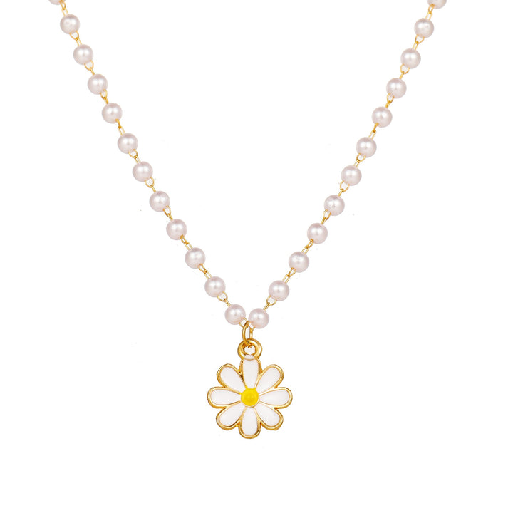 Vintage Daisy Gänseblümchen Halskette