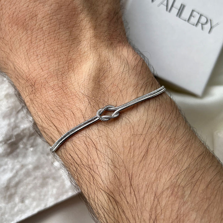 Liebesknoten – Partnerarmband mit Knoten