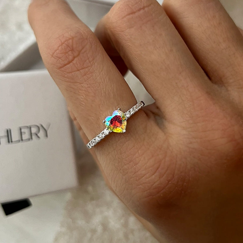 Crush On You – Ring mit Herz und Zirkonia