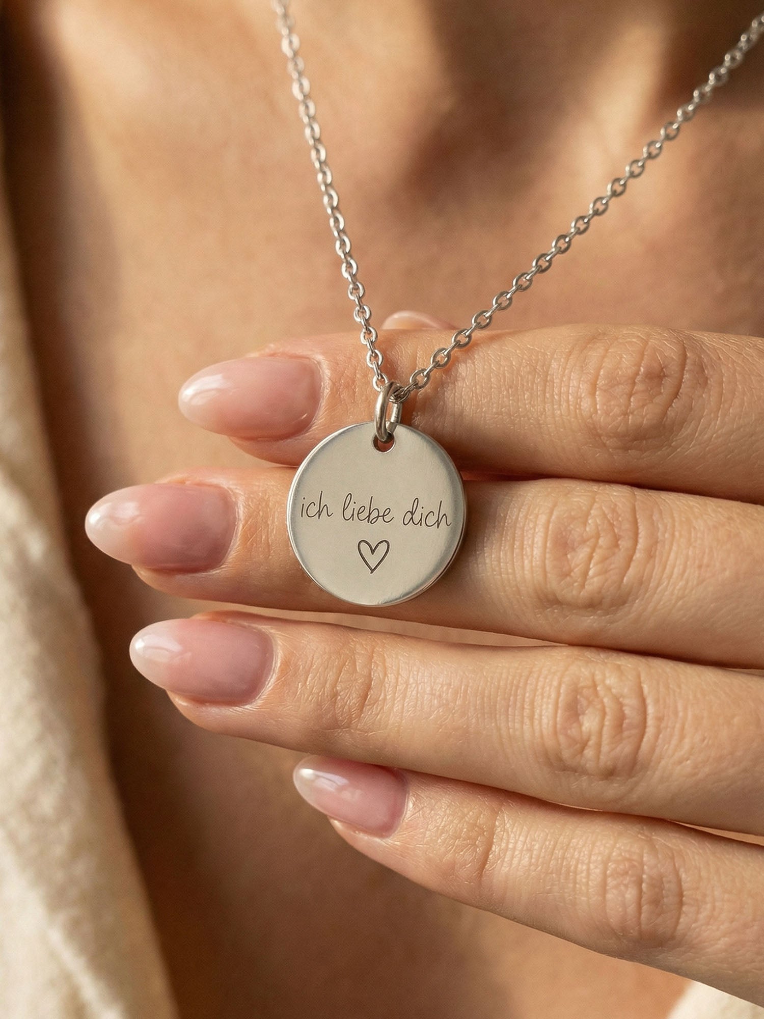 Lovelines – Halskette mit Handschrift-Gravur