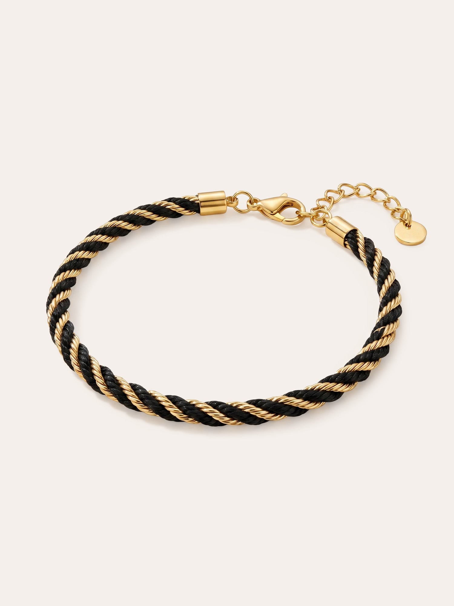 Noir Twist – Geflochtenes Armband