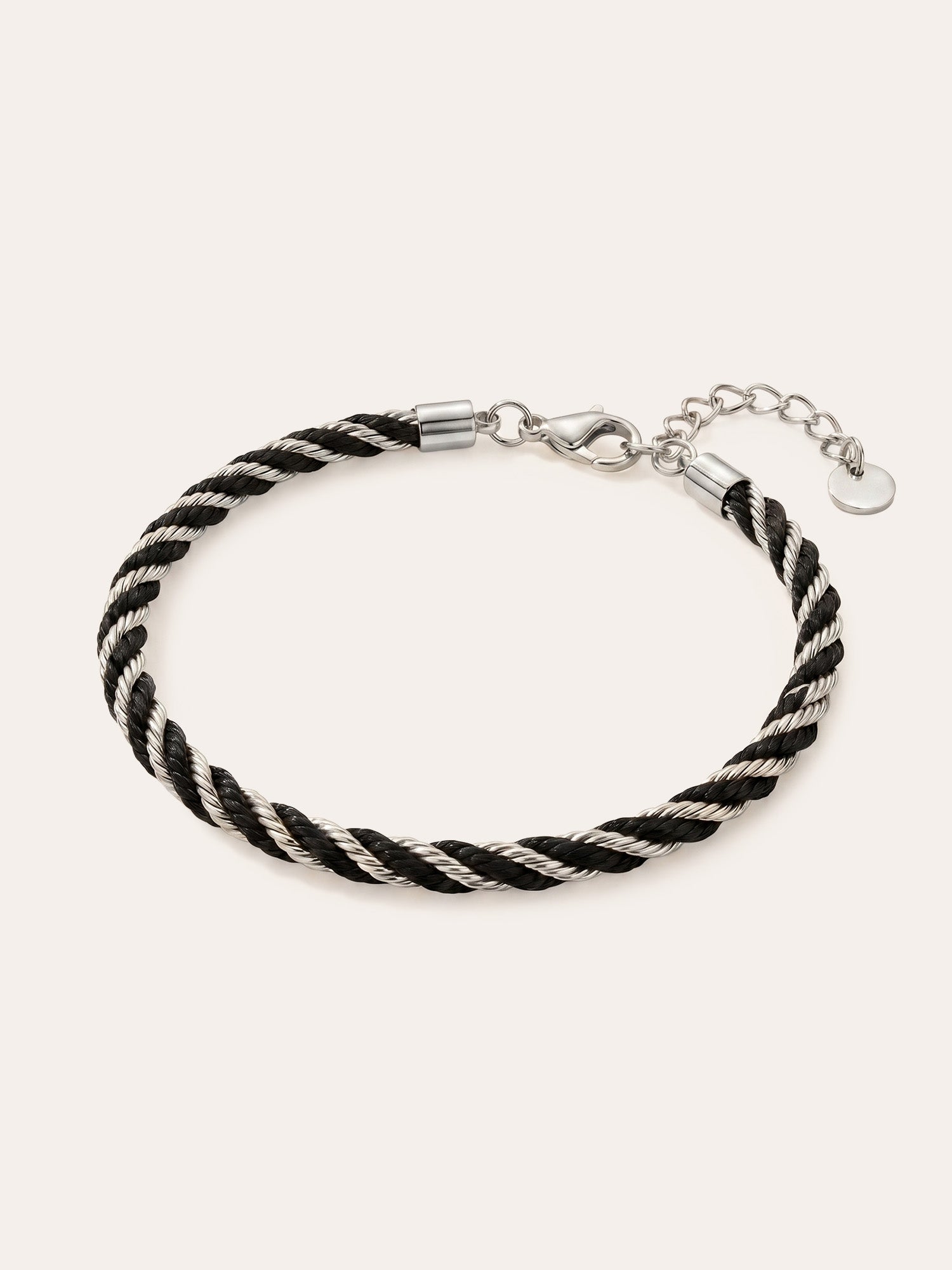 Noir Twist – Geflochtenes Armband