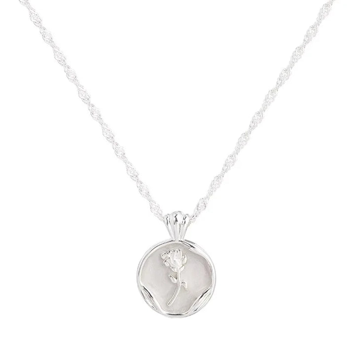 Daisy - Halskette mit Vintage Blume 925 Sterlingsilber
