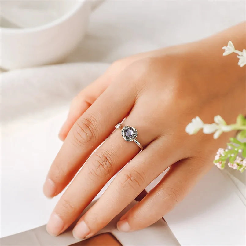 Forever - bague avec photo pour jeter un oeil