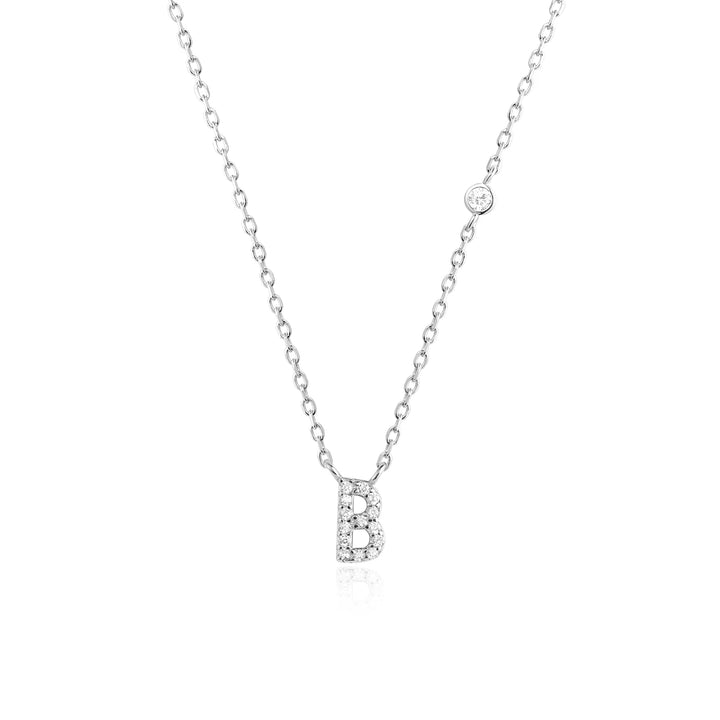Adora – Personalisierte Halskette mit Initiale & Zirkonia