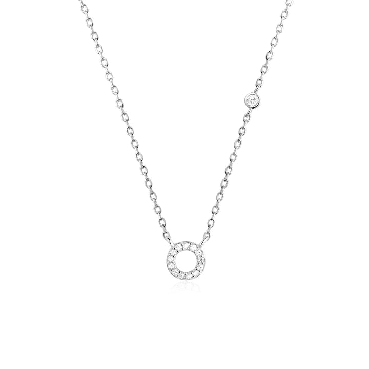 Adora – Personalisierte Halskette mit Initiale & Zirkonia