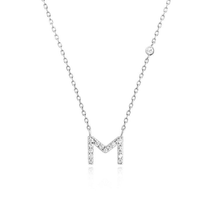 Adora – Personalisierte Halskette mit Initiale & Zirkonia