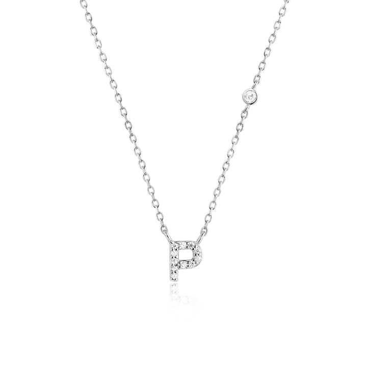 Adora – Personalisierte Halskette mit Initiale & Zirkonia