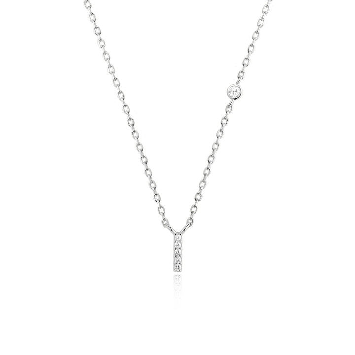 Adora – Personalisierte Halskette mit Initiale & Zirkonia
