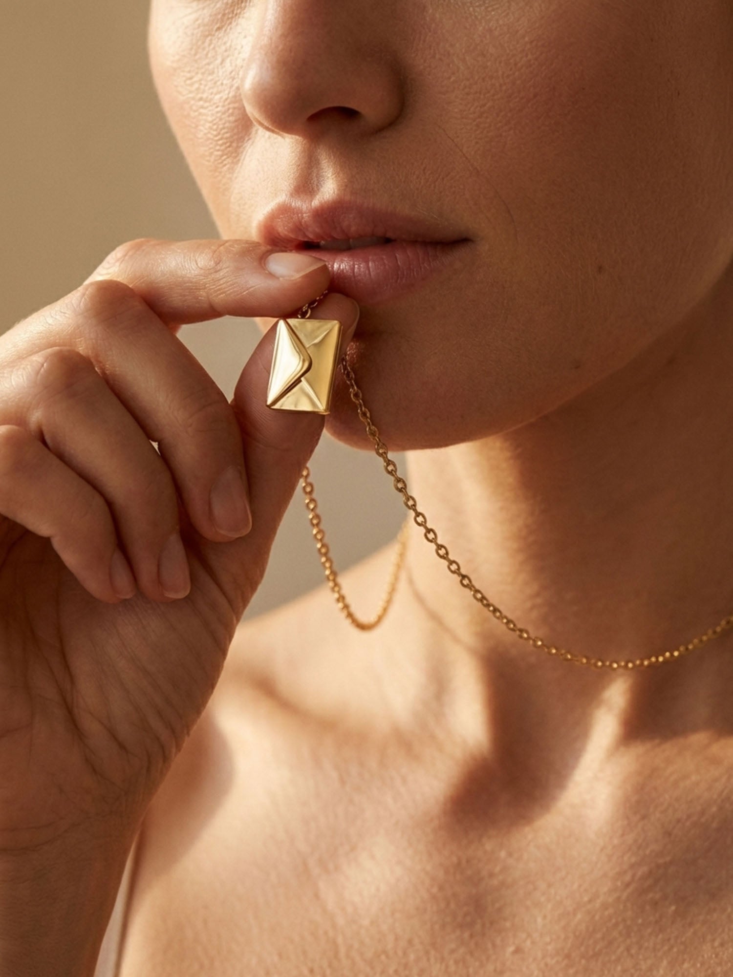 Geheime brievenketting met verborgen letter