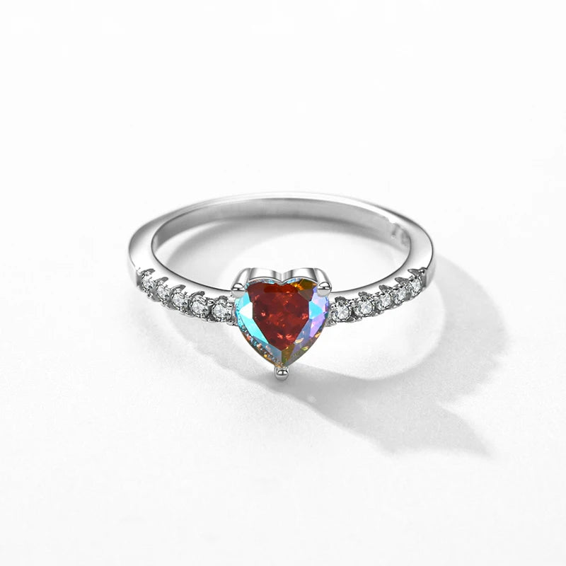 Crush On You – Ring mit Herz und Zirkonia