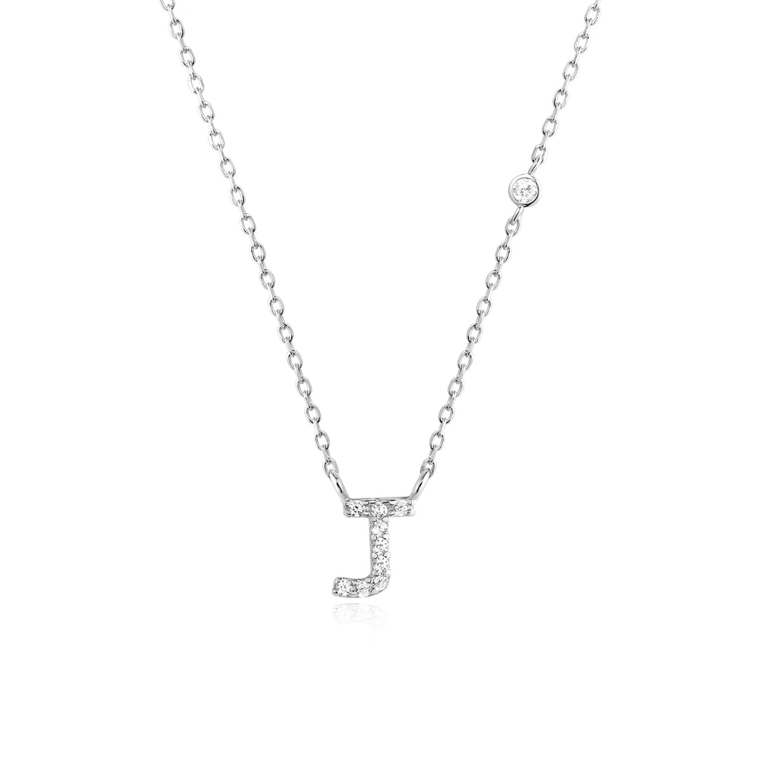 Adora – Personalisierte Halskette mit Initiale & Zirkonia