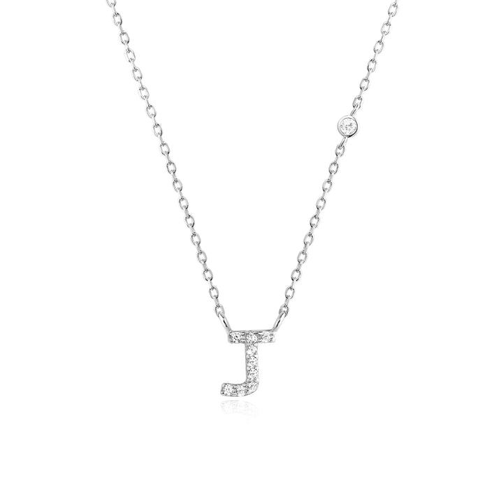 Adora – Personalisierte Halskette mit Initiale & Zirkonia